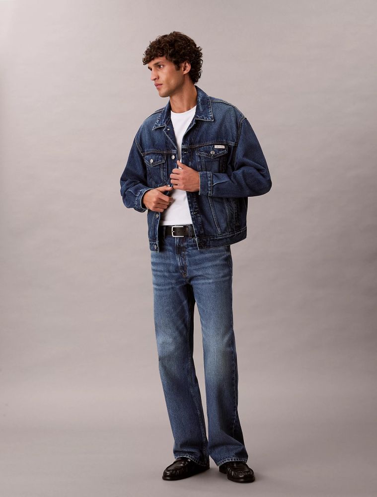 JEAN JACKET CALVIN KLEIN 90S DENIM BLUE CALVIN KLEIN φωτογραφία