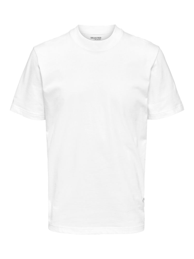 T-SHIRT SELECTED SLHCOLMAN SS O-NECK TEE BRIGHT WHITE SELECTED