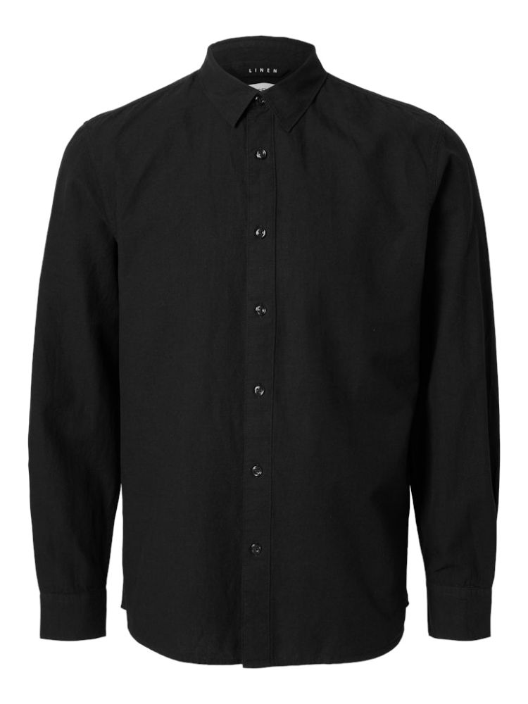 ΠΟΥΚΑΜΙΣΟ SELECTED SLHSLIM-SUN LS BLACK SELECTED φωτογραφία