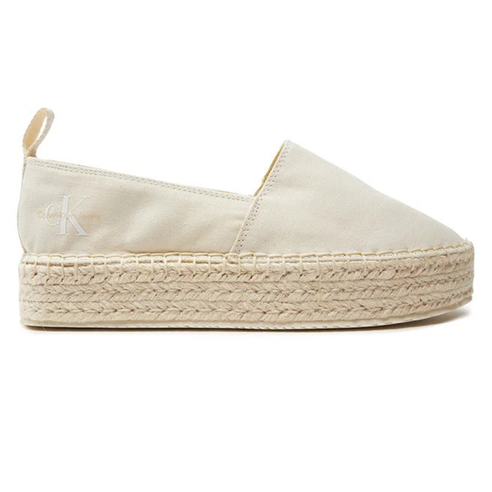  ΕΣΠΑΝΤΡΙΓΙΑ CALVIN KLEIN PLATFORM ML BTW CREAMY WHITE/BRIGHT WHITE CALVIN KLEIN 2025