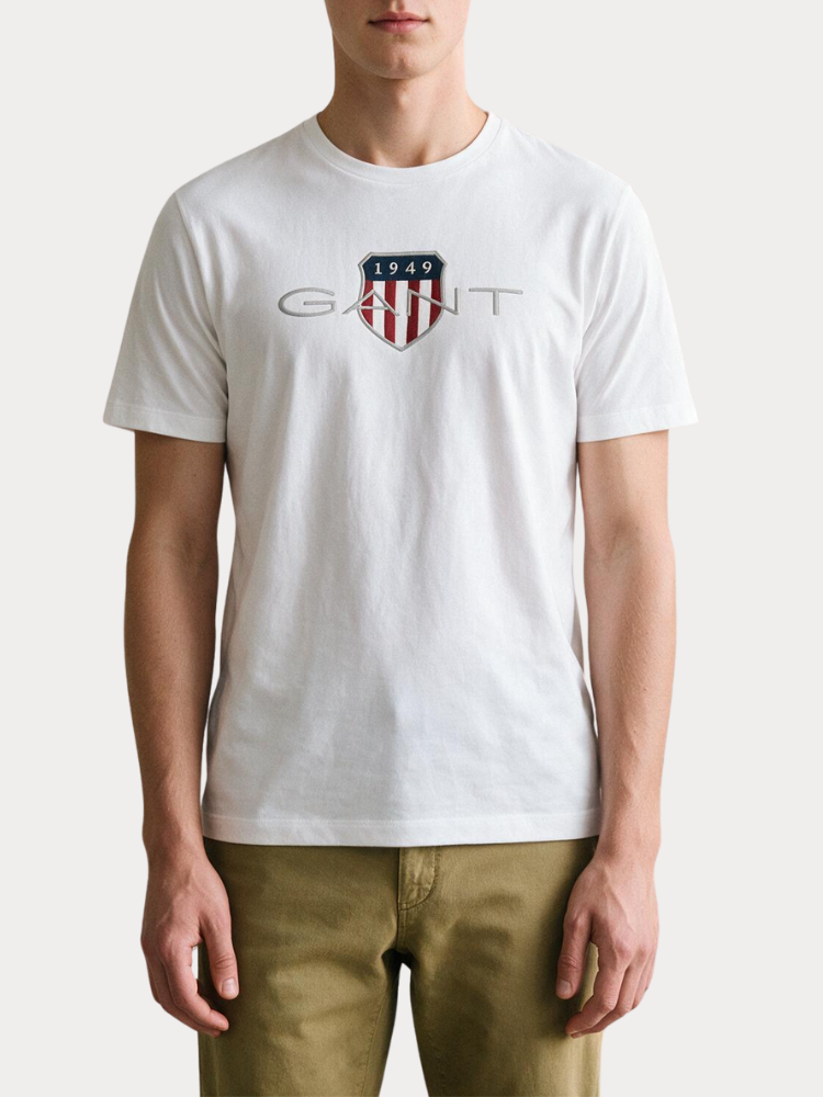 T-SHIRT GANT ΛΕΥΚΟ GANT