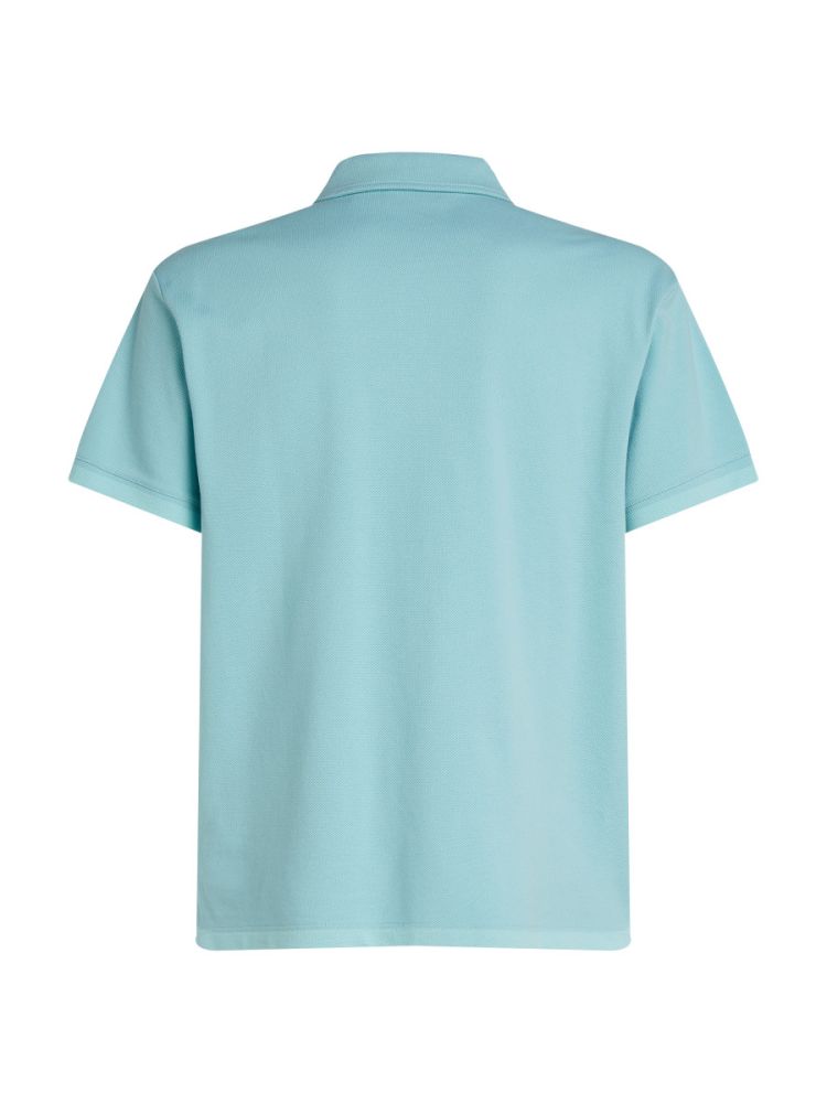 ΠΟΛΟ CALVIN KLEIN WOVEN LABEL FRESH MINT CALVIN KLEIN φωτογραφία