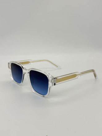 SUNGLASSES CV PARIS INJECTION TRANSPARENT / DARK BLUE