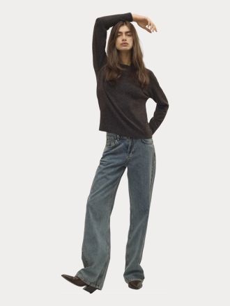 ΠΛΕΚΤΑ VERO MODA CHOCOLATE TORTE W. BLACK MELANGE