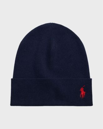 ΣΚΟΥΦΟΣ POLO RALPH LAUREN LGHTWGHT CTT-HAT-COLD WEATHER NAVY