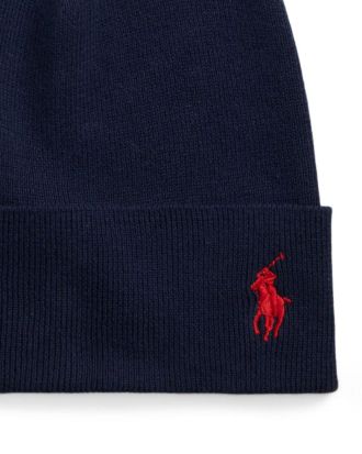 ΣΚΟΥΦΟΣ POLO RALPH LAUREN LGHTWGHT CTT-HAT-COLD WEATHER NAVY