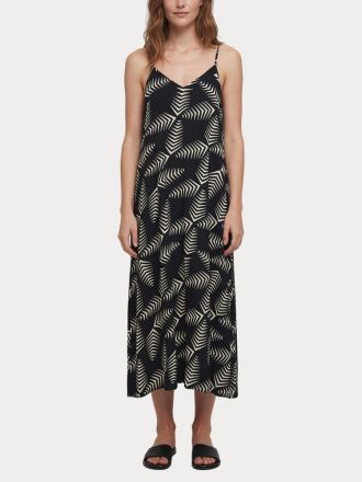 ΦΟΡΕΜΑ VERO MODA VMKANYA SINGLET 7/8 DRESS WVN BTQ BLACK
