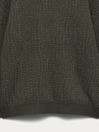 ΠΛΕΚΤΑ VERO MODA VMNANCY JAQUARD LS O-NECK PULLOVER BOO FOREST NIGHT