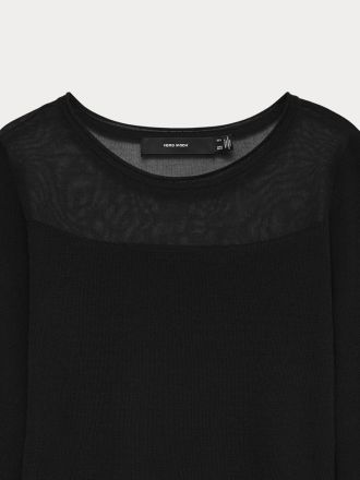 ΠΛΕΚΤΑ VERO MODA VMCRICKET LS O-NECK PULLOVER BLACK
