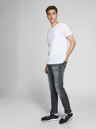 ΤΖΙΝ JACK & JONES SLIM GLENN  JJORIGINAL GE 836 50SPS BLACK
