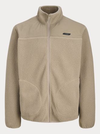 ΜΠΟΥΦΑΝ JACK&JONES JREBHIKE TEDDY JACKET ROASTED CASHEW