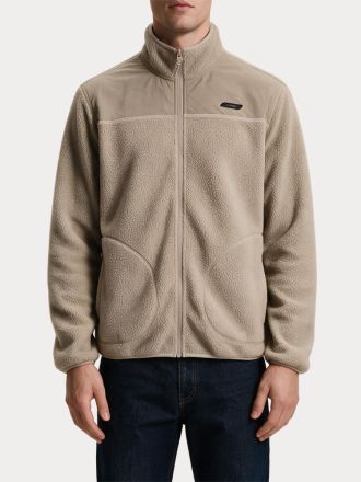 ΜΠΟΥΦΑΝ JACK&JONES JREBHIKE TEDDY JACKET ROASTED CASHEW