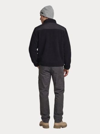 ΜΠΟΥΦΑΝ JACK&JONES JREBHIKE TEDDY JACKET BLACK