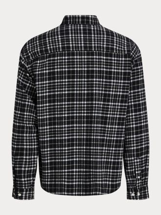 ΠΟΥΚΑΜΙΣΟ JACK&JONES 12301088 JORFREDERIKSBERG FLANNEL SHIRT L/S BLACK CHECKS