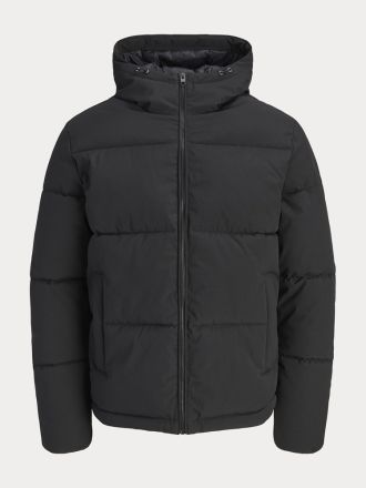 ΜΠΟΥΦΑΝ JACK&JONES JJGALAXY PUFFER JACKET PLS BLACK (PLUS SIZE)