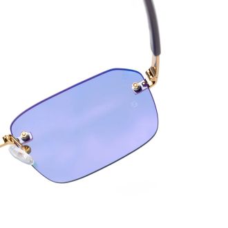 ΓΥΑΛΙΑ ΗΛΙΟΥ FAOS MYCENAE RIMLESS BLUE/GOLD