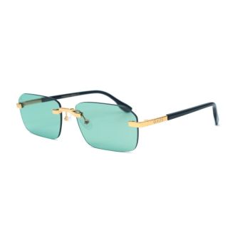 ΓΥΑΛΙΑ ΗΛΙΟΥ FAOS MYCENAE RIMLESS GREEN/GOLD