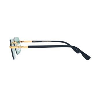 ΓΥΑΛΙΑ ΗΛΙΟΥ FAOS MYCENAE RIMLESS GREEN/GOLD