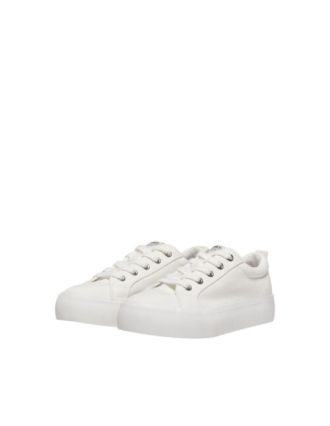 SNEAKER ONLY CANVAS BEADS WHITE
