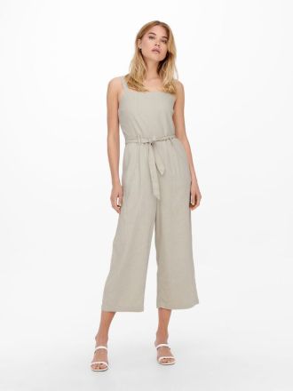 JUMPSUIT ONLY CANYON-CARO LINEN BLEND SILVER LINING