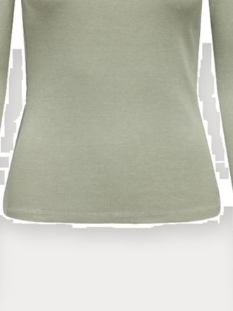 TOP ONLY VALERIE L/S HIGHNECK CC JRS AQUA GRAY