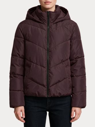 ΜΠΟΥΦΑΝ ONLY ONLCLAIR PUFFER HOOD JACKET CC OTW FUDGE