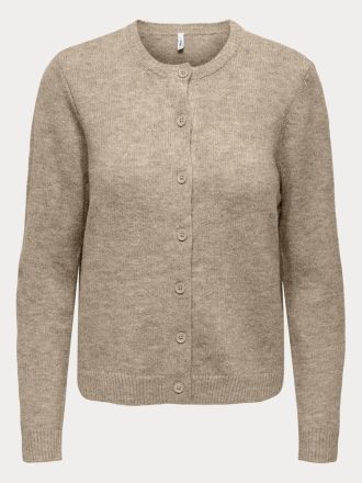 ΖΑΚΕΤΑ ONLY ONLOLIVIA LS O-NECK CARDIGAN CC KNT HUMUS