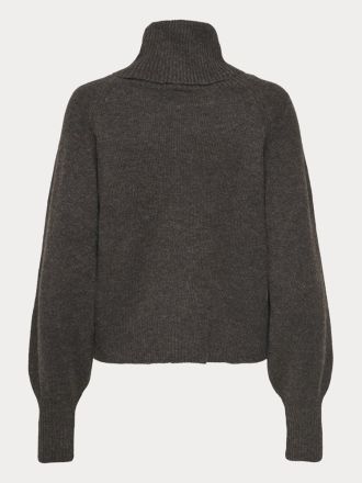 ΠΛΕΚΤΑ ONLY ONLOLIVIA LS ROLL NECK CC KNT MOLE