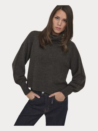 ΠΛΕΚΤΑ ONLY ONLOLIVIA LS ROLL NECK CC KNT MOLE