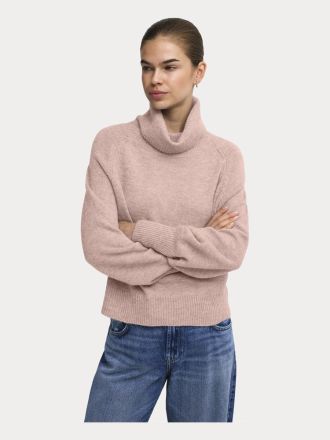 ΠΛΕΚΤΑ ONLY ONLOLIVIA LS ROLL NECK CC KNT ROSE SMOKE