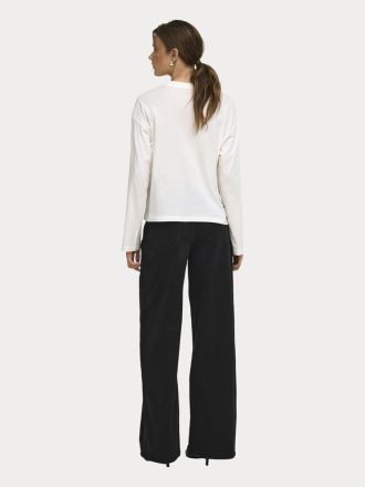 T-SHIRT ONLY ONLHAPPY L/S O-NECK TEE CC JRS CLOUD DANCER