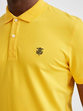 POLO SELECTED SLHARO SS EMBROIDERY SOLAR POWER