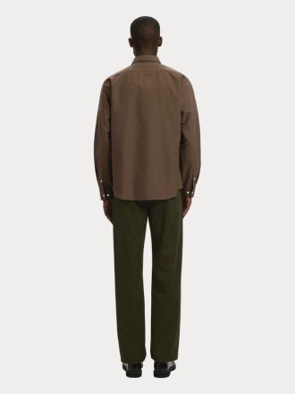 ΠΟΥΚΑΜΙΣΟ SELECTED 16077359 SLMCOLE-RICK OX REG LS SHIRT NOOS DELICIOSO MIXED CHOCOLATE CHIP