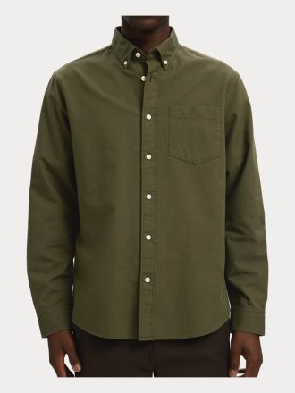 ΠΟΥΚΑΜΙΣΟ SELECTED 16077359 SLMCOLE-RICK OX REG LS SHIRT NOOS KALAMATA MIXED FOREST NIGHT