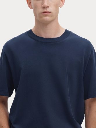 T-SHIRT SELECTED SLMCOLMAN SS O-NECK TEE NOOS NAVY BLAZER