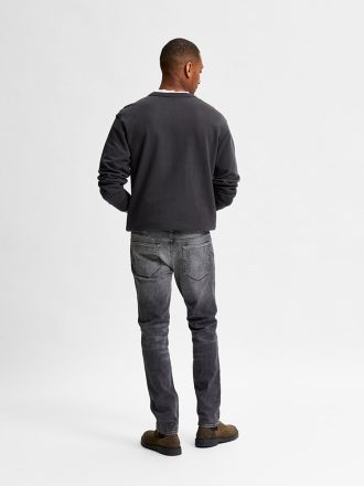 JEANS SELECTED SLHSLIM-LEON 3073 M.GREY SUPERST MEDIUM GREY