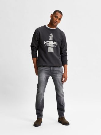 JEANS SELECTED SLHSLIM-LEON 3073 M.GREY SUPERST MEDIUM GREY