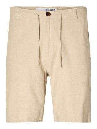 ΒΕΡΜΟΥΔΑ SELECTED SLHREGULAR BRODY LINEN SHORTS INCENSE