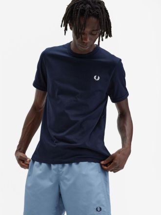 T-SHIRT FRED PERRY RINGER NAVY