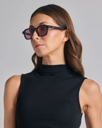 ΓΥΑΛΙΑ ΗΛΙΟΥ FAOS SIKINOS MATTE BLACK/RED