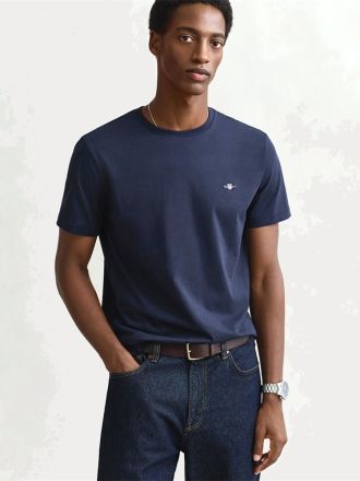 T-SHIRT GANT EVENING BLUE