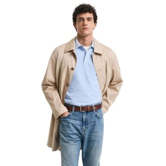 POLO GANT SUNFADED PIQUE LIGHT BLUE