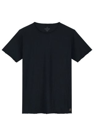 T-SHIRT DSTREZZED MC.QUEEN BASIC TEE SLUB JERSEY BLACK