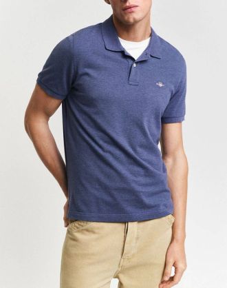 POLO GANT PIQUE BLUE