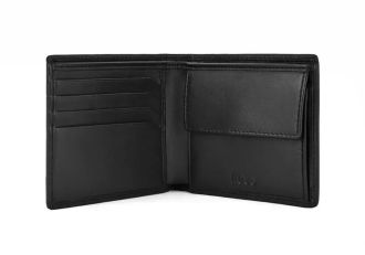 ΠΟΡΤΟΦΟΛΙ HUGO LEATHER TIBBY BLACK