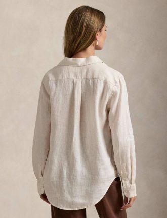 ΠΟΥΚΑΜΙΣΟ POLO RALPH LAUREN LINEN BEIGE