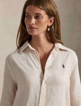 ΠΟΥΚΑΜΙΣΟ POLO RALPH LAUREN LINEN BEIGE