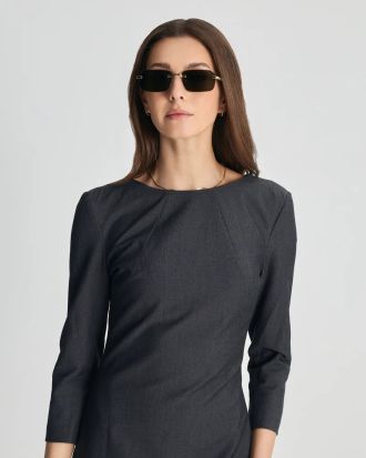 ΓΥΑΛΙΑ ΗΛΙΟΥ FAOS MYCENAE RIMLESS GREY/GOLD