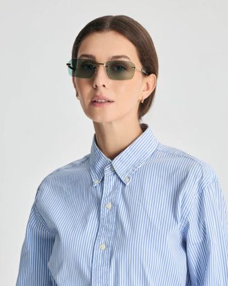 ΓΥΑΛΙΑ ΗΛΙΟΥ FAOS MYCENAE RIMLESS GREEN/GOLD