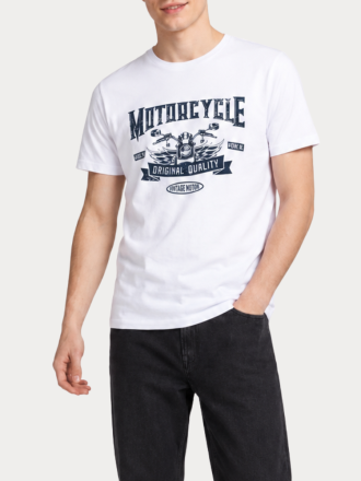 T-SHIRT JACK&JONES JREBMARIO SS TEE WHITE